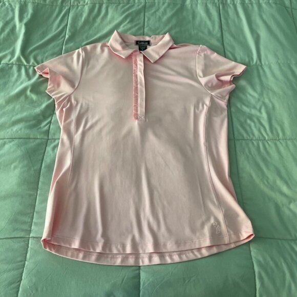 Golf Shirt Bundle Large Pink Like New Golftini 2 Soft Athletic Short Sleeve - Picture 13 of 16